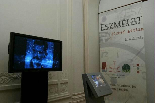 A kiállítás címét - Eszmélet - a költő egyik létösszegző verse ihlette